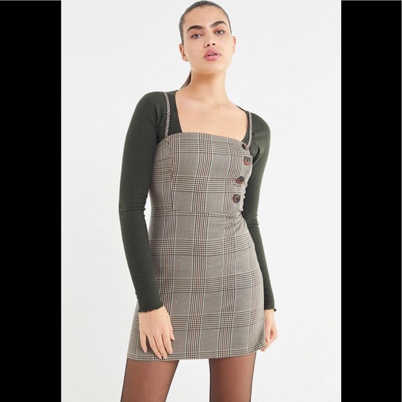 XSOLDX Urban Outfitters Danielle Plaid Mini Dress - Picture 3 of 9
